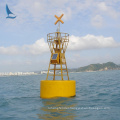 High quality 2.4m plastic floating buoy with marine radar /navigation buoy for sale